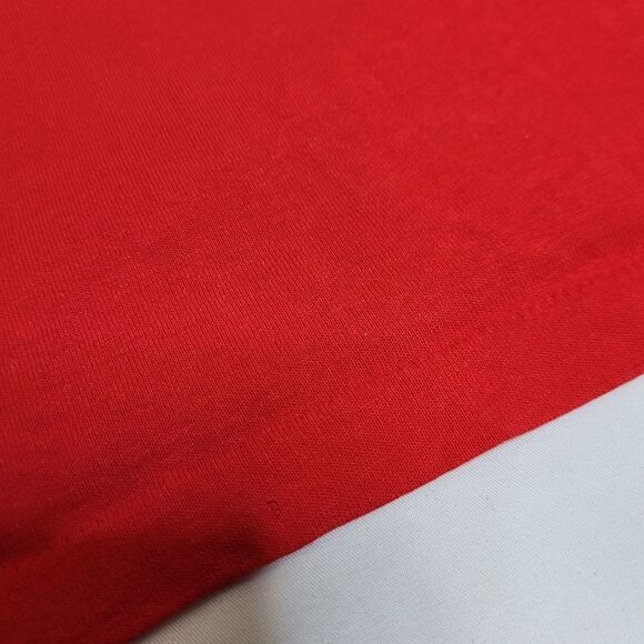 VINTAGE‎ 80s red single stitch YMCA Christmas Classic crew neck t-shirt S - Picture 6 of 10